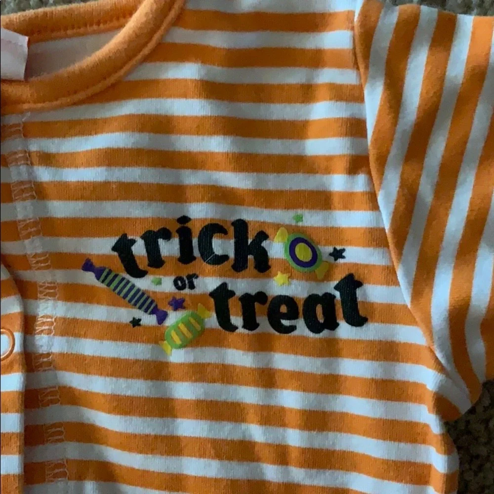 Halloween Theme Pajamas 9 months Pre Owned